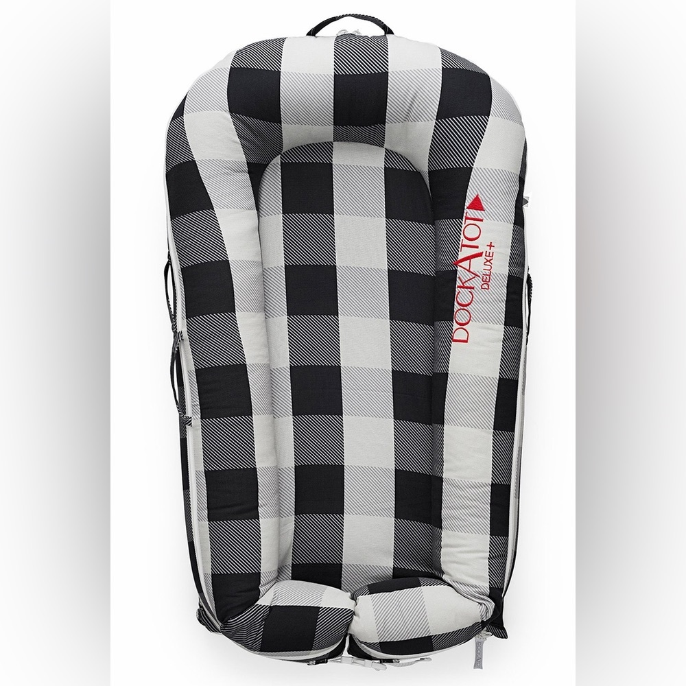 DockATot charcoal buffalo deluxe+
